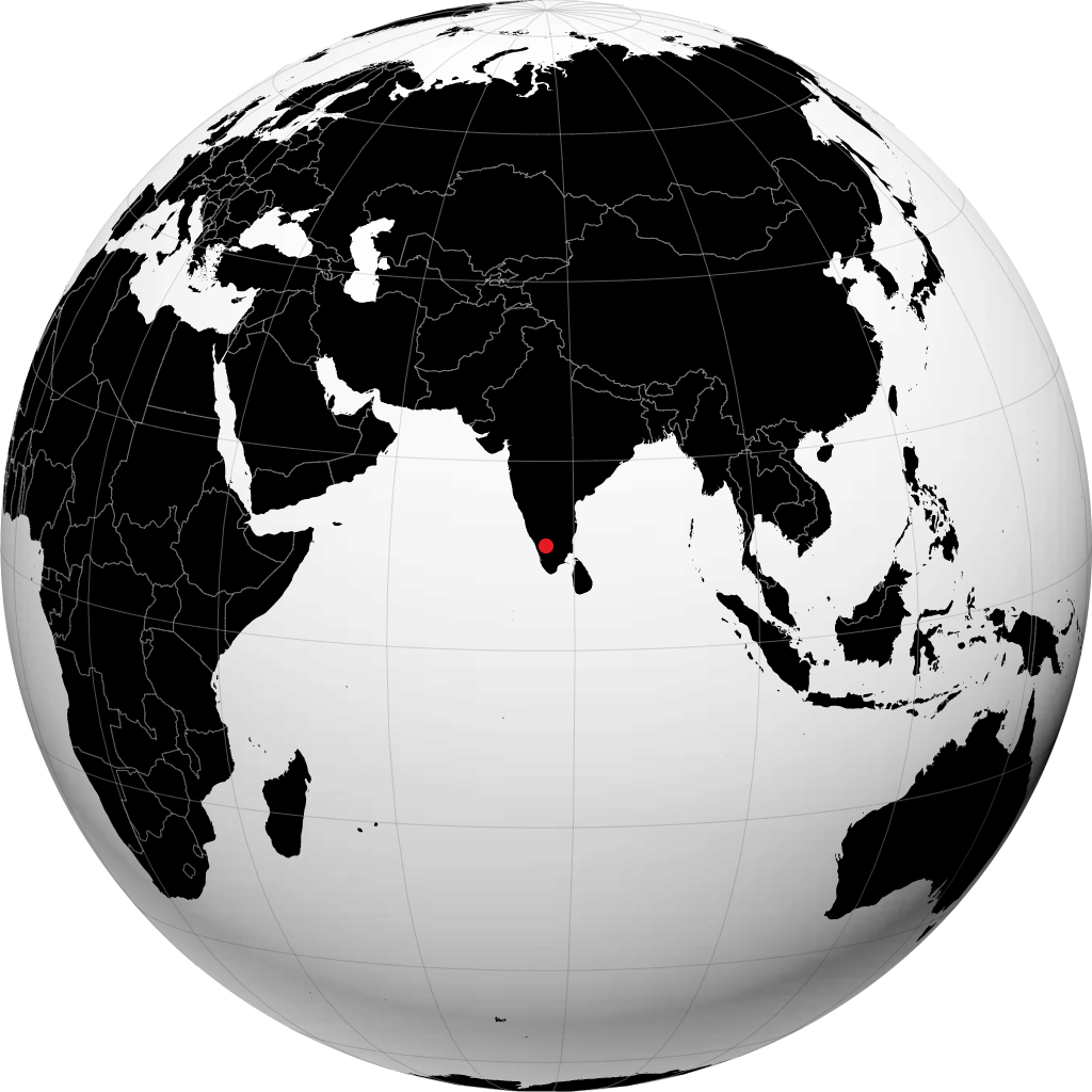कोयंबतूर ग्लोबवर