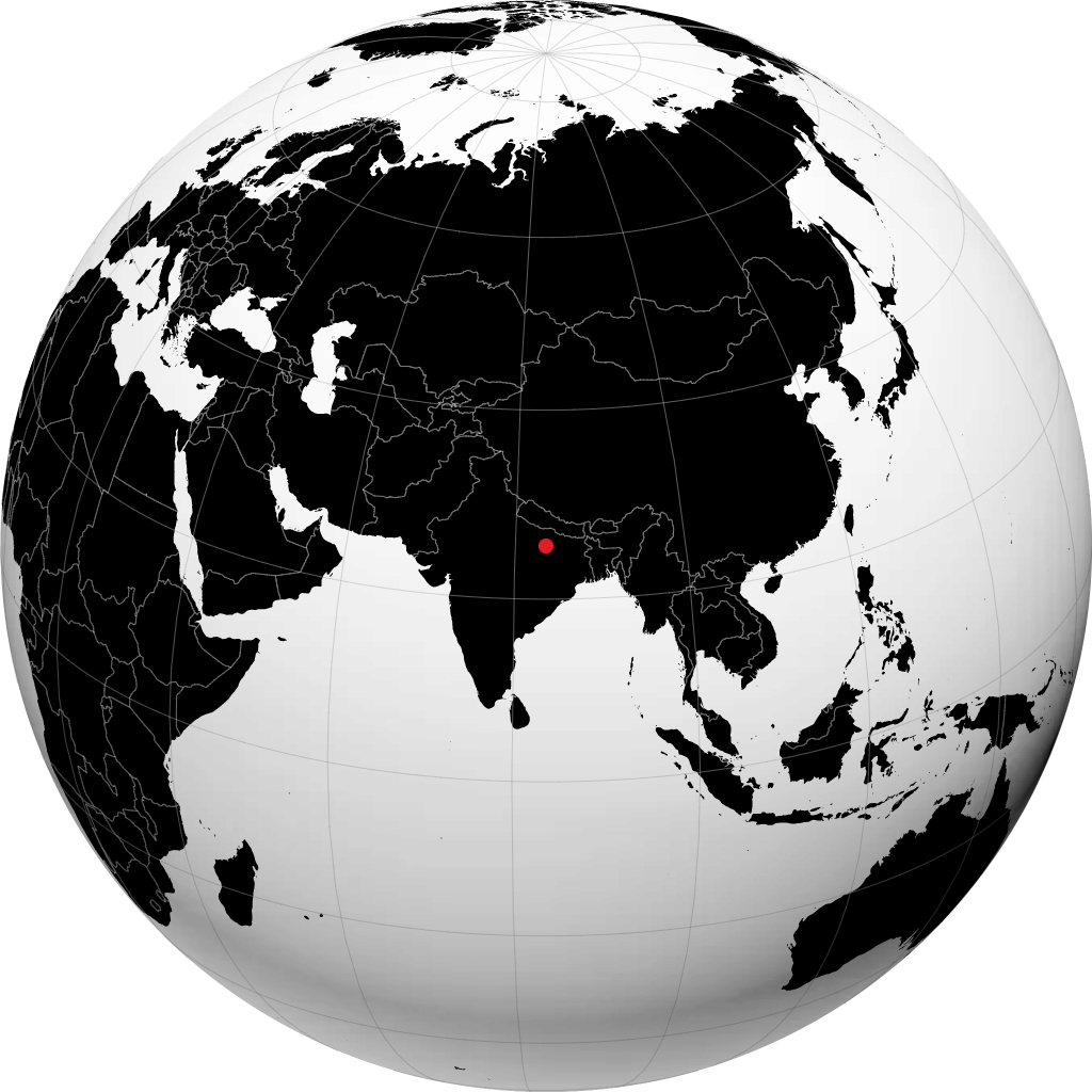 गाझीपूर ग्लोबवर