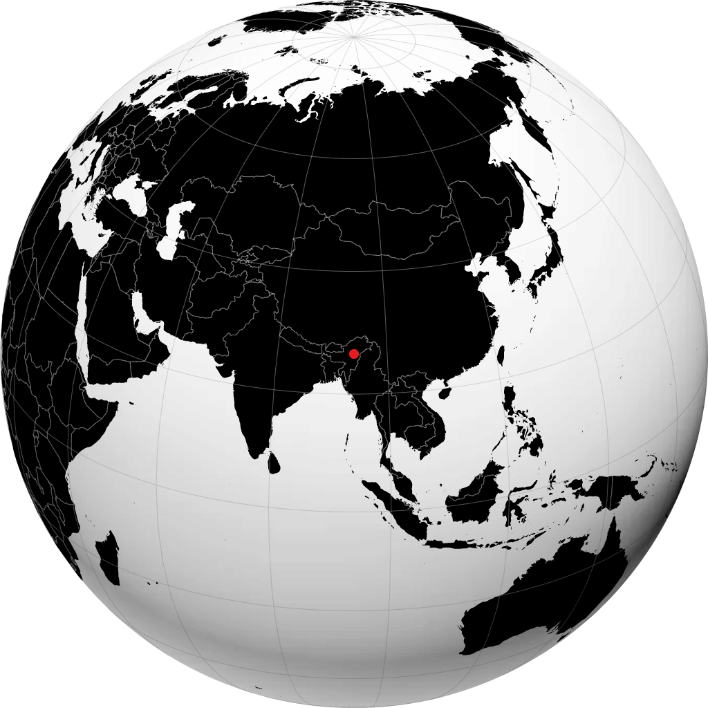 गोलाघाट ग्लोबवर