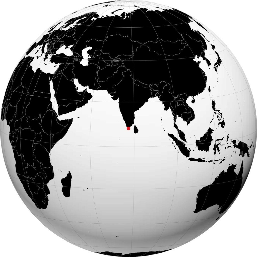 नागरकोईल ग्लोबवर
