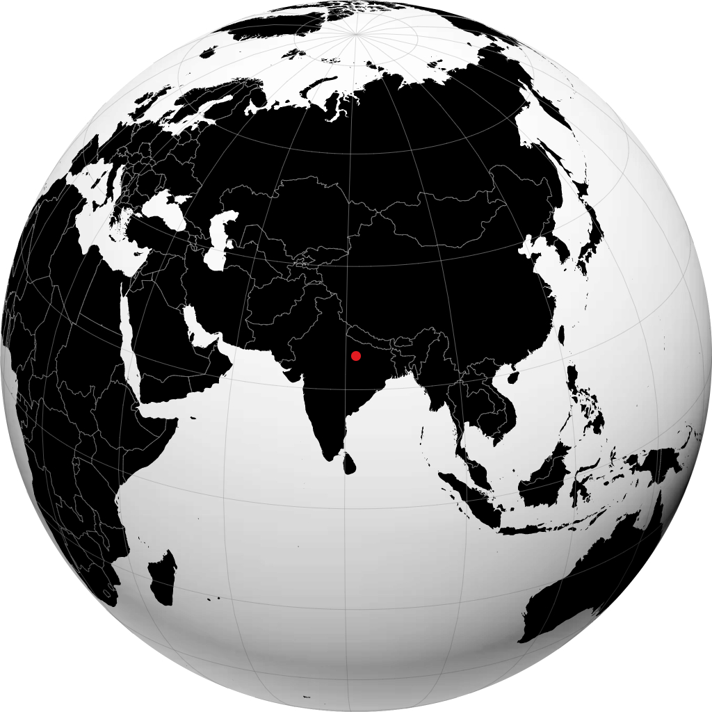 प्रयागराज ग्लोबवर