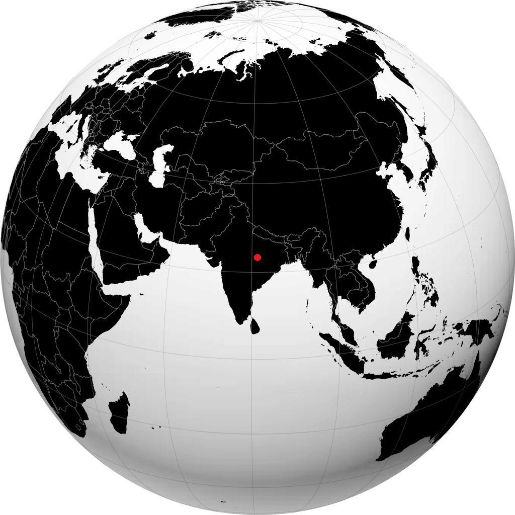 शाहडोल ग्लोबवर