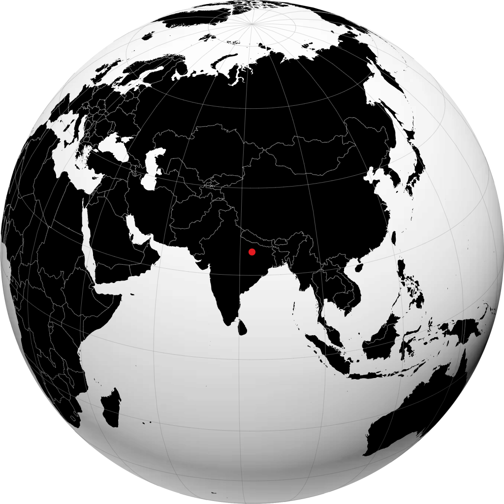 वाराणसी ग्लोबवर
